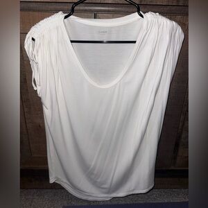 Express White Short Sleeve Top